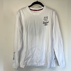 Herschel Supply Co Men's White Tee Long Sleeve T-shirt